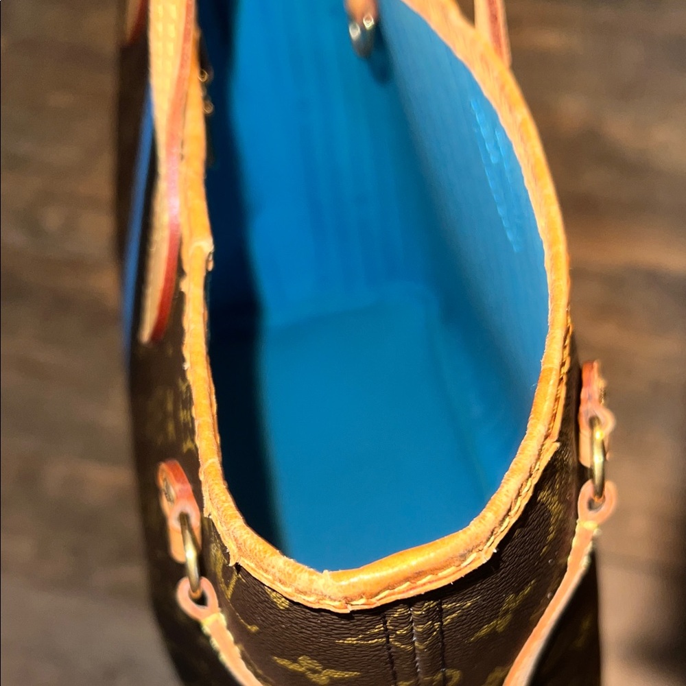 Louis Vuitton Monogram MM Neverful - Brown and Blue - Picture 8 of 16